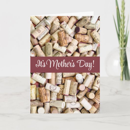 Moederdag Wijn Kaart (Voorkant)