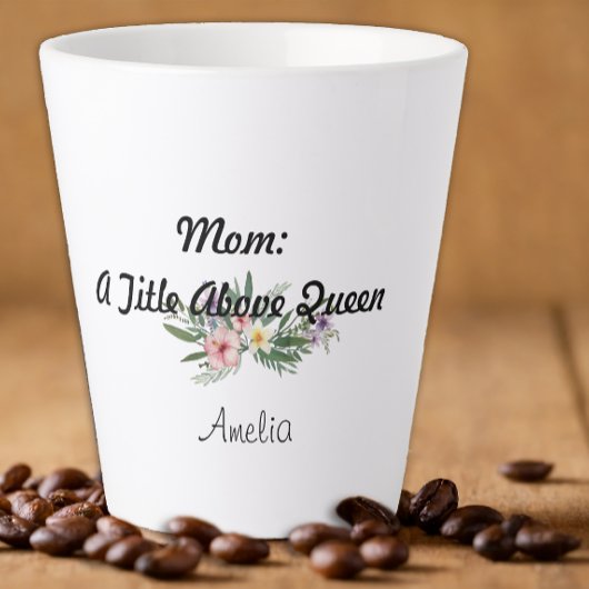 Moederdag wilde bloem Dankbaarheid Latte Mok