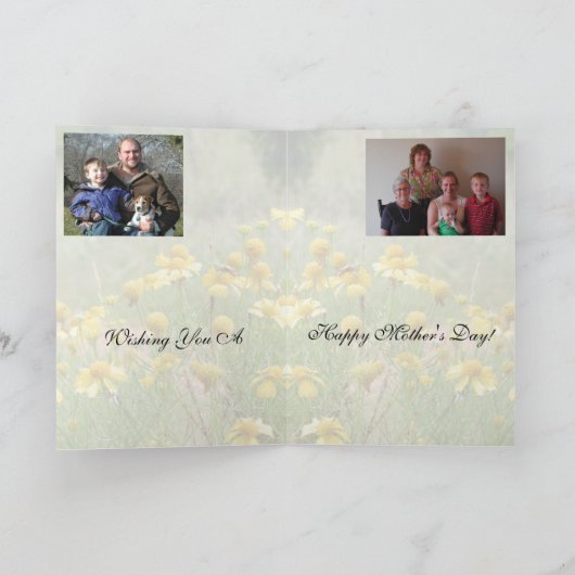 Moederdag Wildflower Kaart van Janz (Binnen)