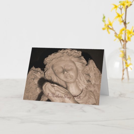 Moederdag Wish Kaart (Gele Bloem)