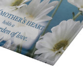 Moederdag Witte Daisies Tuin van Liefde Blauwe Hem Snijplank (Hoek)