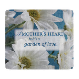 Moederdag Witte Daisies Tuin van Liefde Blauwe Hem Snijplank