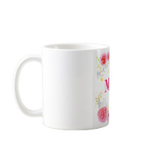 Moederdag Witte Mok lentevloerbloemen