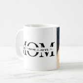 Moederdag Wolf Baby prachtige klassieke cadeaus Koffiemok (Voorkant links)