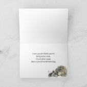 Moederdag Wolf Mom Love Fierce Watch Eternal Kaart (Binnen)