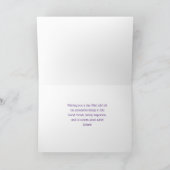 Moederdag Wonderful Niece met glas wijn Feestdagen Kaart (Binnen)