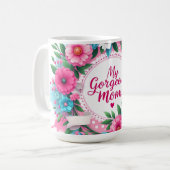 Moederdag woorden "Mijn prachtige moeder" Koffiemok (Voorkant links)