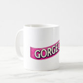 Moederdag woorden "prachtig" koffiemok (Voorkant links)