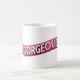 Moederdag woorden "prachtig" koffiemok