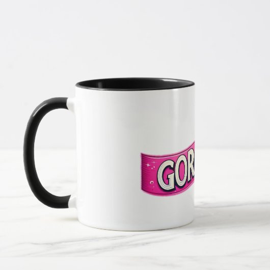 Moederdag woorden "prachtig" mok (Links)