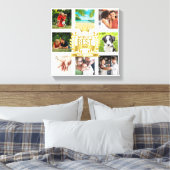 Moederdag Worlds Best Mam Family Photo Collage Canvas Afdruk (Insitu (Slaapkamer))