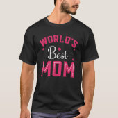 Moederdag World's Beste Mam T-shirt (Voorkant)
