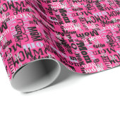 MOEDERDAG WRAPPINGSPAPIER Maak elke kleur Cadeaupapier (Rol Hoek)