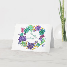 Moederdag Wreath Kaart