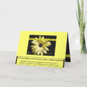 Moederdag - Yellow Daisy (2) - Kaart - Aanpassen (Achterkant)