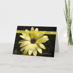 Moederdag - Yellow Daisy (2) - Kaart - Aanpassen