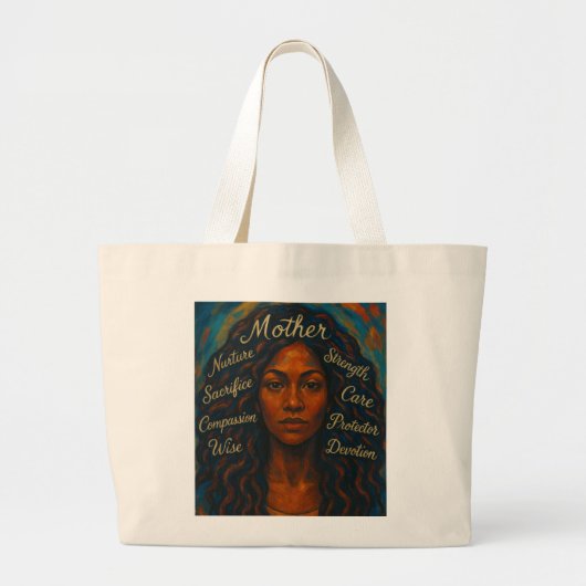 Moederdag zak grote tote bag (Voorkant)
