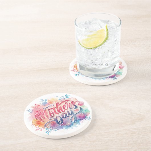  Moederdag zandsteen Onderzetter (Zijkant)