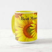 Moederdag Zonbloemen Mok (Voorkant links)