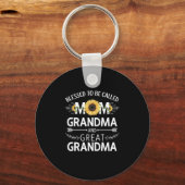 Moederdag zonder naam mam oma Grea Sleutelhanger (Voorkant)