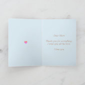 Moederdag Zonnebloem Kaart (Binnen)