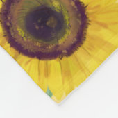 Moederdag Zonnebloem Liefdesbrief Foto Keepsake Fleece Deken (Hoek)