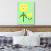 Moederdag Zonnebloemen Canvas Afdruk (Insitu (Slaapkamer))