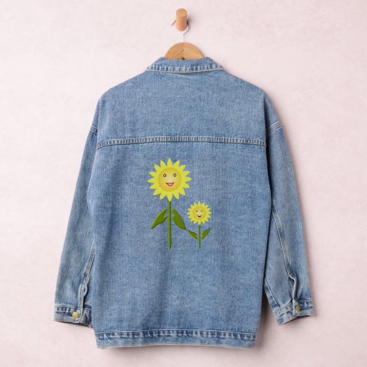 Moederdag Zonnebloemen Denim Jacket (Hangar)
