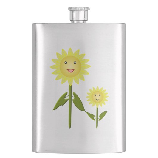 Moederdag Zonnebloemen Flacon (Voorkant)
