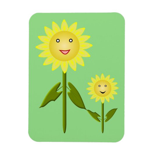 Moederdag Zonnebloemen Magneet (Verticaal)