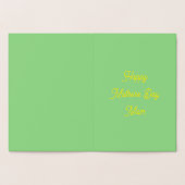 Moederdag Zonnebloemen Op Maat Folie Kaarten (Binnen)