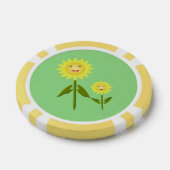 Moederdag Zonnebloemen Poker Chips (Enkel)