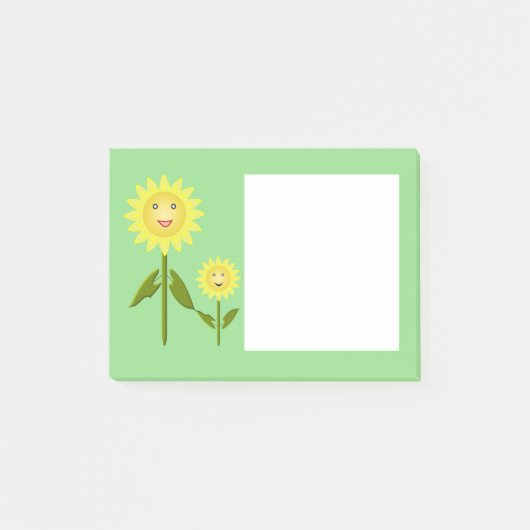 Moederdag Zonnebloemen Post-it® Notes (Voorkant)