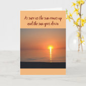 Moederdag-Zonneet Kaart (Gele Bloem)