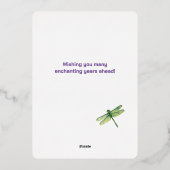 Moederdag Zus Folie Feestdagenkaart (Achterkant)