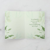 Moederdag zuster-i Chickadee Garden Bird Card Kaart (Binnen)