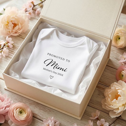 Moederdag zwangerschap onthulling cadeau voor Mimi Romper