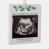 Moederdag Zwangerschap Ultrasound Grandma Keramisch Ornament (Rechts)