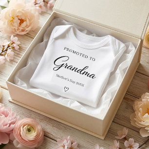 Moederdag zwangerschapsaankondiging cadeau voor om romper