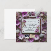 Moederdag zwangerschapsaankondiging voor oma aankondiging (Voorkant / Achterkant)