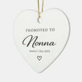 Moederdag Zwangerschapsonthulling Geschenk voor No Keramisch Ornament (Links)