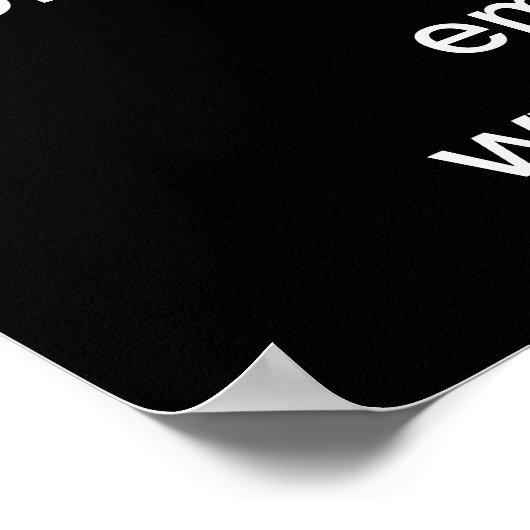 Moederdag - Zwarte Poster Verkoop Zwarte Verkoop (Hoek)