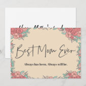 Moederdagen Fantasiekaart Feestdagenkaart (Voorkant / Achterkant)