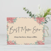 Moederdagen Fantasiekaart Feestdagenkaart (Staand voorkant)