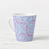 Moederdagen harten 01.Roze blauw BG Latte Mok (Linkerhoek)