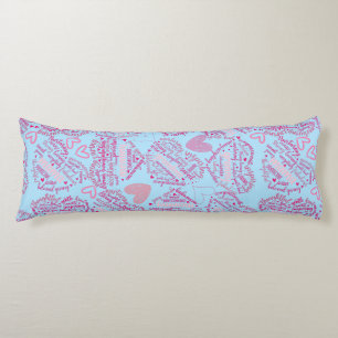 Moederdagen harten 01.Roze blauw BG Lichaamskussen