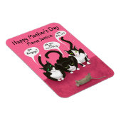 Moederdaggeld van de katten op maat magneet (Rechterzijde)