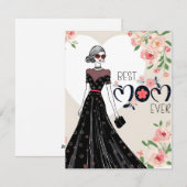 Moederdagkaart Allerbeste Moeder Feestdagenkaart (Voorkant / Achterkant)