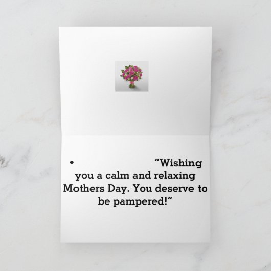 Moederdagkaart Bedankkaart (Binnen)