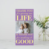 Moederdagkaart Bedankt (Staand voorkant)